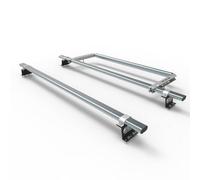 DEMARVAN Ford Transit Custom Roof Rack 2 Bars With Rear Roller 2013 To 2024 (Fits Gen1 Standard H1 Roof Height) At85+A30