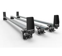 DEMARVAN Ford Transit Custom Roof Rack 3 Bar System With Loadstops 2013 To 2024 (Fits Gen1 Standard H1 Roof Height Vans) At86Ls