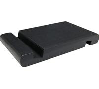 Demase Solid Bamboo Phone & Tablet Stand - Dual Slots Allow for the Perfect Viewing Angle with Any Device (Ash Black)