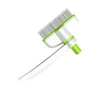 Demating Cat Com Cutter, Double Row Teeth Comb | Brush for Thick Coat, Knot Remover for Kittens, Pet Hair Tool, Gentle Combs for Sensitive Skin Ha