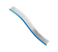 Dematting Comb for Dogs, Dog Grooming Comb, Curved Comb for Pet Hair Loss - Metal Dog Comb, Dog Combs for Grooming, Matting, Doodling Brush, Dematting Comb for Dogs