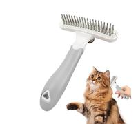 Dematting Comb - Pet Undercoat Rake, Pet Shedding Tool For Removing Loose Undercoat, Stainless Steel Dematting Shedding, Brush Long Hair Comb | For Short Thick Loose Hair Daily Home Indoor Travel