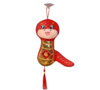 demaxiyad 2025 Snake Year Decorations Chinese Charm Year of the Snake Stuffed Traditional Chinese Snake Car Decoration New Year Pendant with Suction Cup