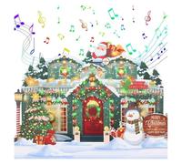 demaxiyad 3D Pop Christmas Card - Pop Christmas Greeting Cards with Light and Music | Holiday Greetings Expressing Specific Sentiments To Friends Family Kids Parents Dad Mom Husband Wife Son Daughter