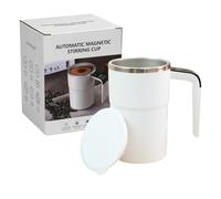 demaxiyad Automatic Stirring Coffee Cup, Magnetic Stirring Cup with LCD Temperature Display, for Coffee, Intelligent Temperature Measurement Automatic Stirring, Milk, Tea, hot Chocolate, Cocoa