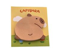 demaxiyad Capybara Sticky Notes,Cartoon Capybara Sticker Notepad | Vivid Creative Notepads for Artists and Writers - Luminous Erasable Notepad, Memo Pages