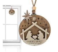 demaxiyad Christmas Nativity Ornaments,Religious Christmas Ornaments | Christmas Advent Calendars,Nativity of Christ of Jesus Ornament, Traditional Christmas Ornaments for Home and Home