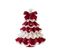 demaxiyad Easy Crochet Kit for Beginners, Christmas Tree Learning Kit Crochet - Complete Set Creative Leisure Knitting Gift Women Men Friends Family Party Decoration