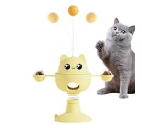 demaxiyad Enrichment Toys for Cats,Chew Toys Cat Feeder | Interactive Cat Toys, Rotating Cat Hunting Toy Food Dispenser, Kitten Toys with Suction Cup, Cat Carousel
