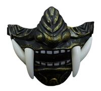 demaxiyad Face Cover with ,Face Cover,Horror Cosplay Half Face Costume | Halloween Fun Comfortable Animal Skull Shape Face Cover for Adults