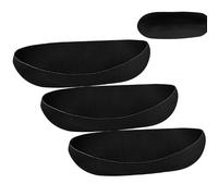 demaxiyad Felt Trough Planter Liners Thick Trough Coco Coir Liners, Hanging Basket Replacement Liner, Half Moon Fiber Plant Basket Liner Non Woven Lining, For Planter Garden Fence Flower Baskets