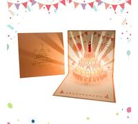 demaxiyad Greeting Cards - Card with Music and Lights, Message Celebration Gift for Women Men Family