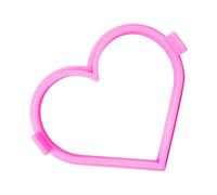 Demaxiyad Heart Shaped Pancake Mold, 100% Food-Grade Silicone Egg Ring, Non-Stick Baking Mold, Heat Resistant -40°F To 446°F, Dishwasher Safe, For Valentine's Day Breakfast, Fried Eggs