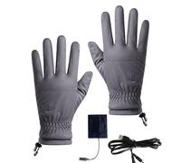 demaxiyad Heated Work Gloves, USB Heated Gloves Windproof Winter Hands, Anti-Skid Touch Mittens for Work Sledging Snowboarding Cycling Hiking Skiing