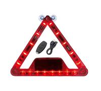 demaxiyad LED Strobe Lights - Triangular Flashing Light with Rotating Joint, Safety Light, for Trucks, SUVs, Trailers, Outdoors, Motorways, Driving Night, Troubleshooting