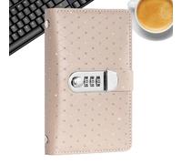 Demaxiyad Money Saving Notebook with Lock, Secure Password Protected Cash Organizer, 100 Pocket Bill Holder, Compact Design for Business Trips, Family Finance, and Personal Budget Tracking