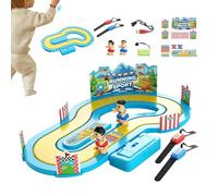 demaxiyad Motion Sensor Speed Racing, Interactive Game for Two Players - Wireless Motion Detection Running Circuit | for Birthday School Home Girls Boys