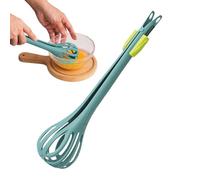 demaxiyad Multifunctional Egg Beater | Manual Blender 2 in 1 Egg Mixer Kitchen Tongs - Hand Mixer Bread Clips, Cooking Tongs Egg Whisk for Cooking, Blending, Whisking