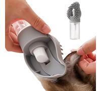demaxiyad Pet Bath Brush | Ergonomic Grooming Accessories With Soap Dispenser - Puppy Massage Comb For Detangling Shower Grooming Bath Hair Loss Room