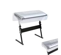 demaxiyad Piano Cover Cloth,Clear Keyboard Dust Cover | Waterproof Foldable Protector Dirt Proof for Home Classroom Music Lessons Musician Student Teacher 88/61/76 Keys