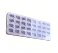 Demaxiyad Pill Organizer Monthly, Portable Medicine Storage, Personal Pill Cases, for, Prescriptions, Use At Home, RV, Outdoor Adventures, Space Saving