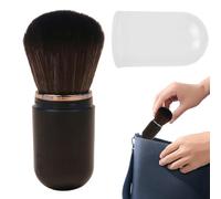demaxiyad Retractable Makeup Brushes,Retractable Makeup Brush | Small Foundation Brush | Portable Compact Retractable Makeup Blush Cover Bristle