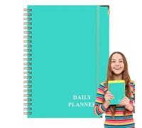 demaxiyad Schedule Planning Notebook, 2025 Planning Book | Daily Organizer Planning Book, Rolled Notebook for Time Management, Appointments, Office