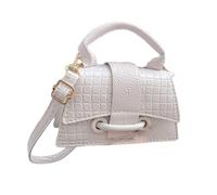 demaxiyad Shoulder Bag for Women, Shoulder Bag for Women, Fashion Design Quilted Shoulder Bag - Lightweight Shoulder Bags Fashion Design Shoulder Bag for Women, white, Se référer à la description
