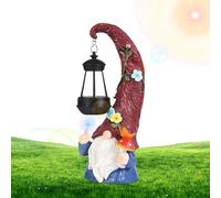 demaxiyad Solar Gnome Lights for Outdoor Garden | Solar Resin Dwarf Figurines With Light, Outdoor Figures for Driveway, Patio, , Garden, Poolside