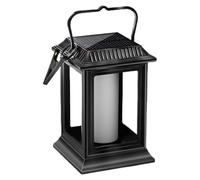 demaxiyad Solar Lantern Dancing Flame Solar Lamp for Fences - Durable Portable Hanging Night Light Bulbs for Garden, Camping, Terrace, Backyard