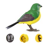 demaxiyad Talking Bird, Electric Singing Bird | Realistic Speaking Electronic Pet for Office, Ideal for Sensory Game, Birthday, Outdoor Activities, Room Decoration