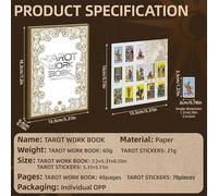 demaxiyad Tarot Journal | Lined Tarot Journaling Notebook for Beginner | Aesthetic Journaling Book for Daily Practice Ritual Energy Tracking Divination Reading Women Astrology Meditation