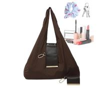 demaxiyad Tote Bag Keychain, Foldable PU Leather, Expands To Shopping Tote | Key Ring Attachment Keeps It Always Within Reach-never Forget A Shopping Bag Again. Expands In Seconds When You Need Extra