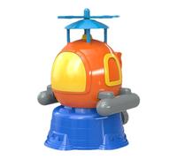 demaxiyad Water Sprinkler Toy Rocket Tracks Sprinkler Backyard Watering Toy Splash Activities Helicopter Design Backyard Garden Pool Game