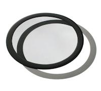 DEMciflex Round dust filter 200mm - black / black