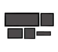 DEMCiflex Dust Filter Kit for NZXT S340, Black Frame/Black Mesh