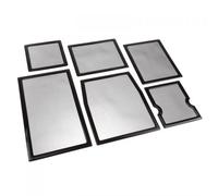 DEMciflex dust filter set for Cooler Master HAF XM - black / black