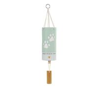 Demdaco Inspired Collection Wind Chime - Paw Prints Demdaco Multicolor