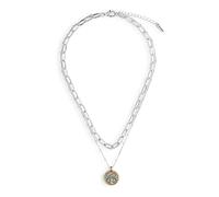 DEMDACO Prayer Layer Silver Tone One Size Brass Iron Metal Pendant Necklace
