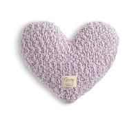 DEMDACO Soft Lavender Purple Giving Heart 11 x 10 Plush Polyester Decorative Throw Pillow