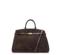 Demellier The Hudson Grained Leather top Handle bag - Dark Brown - One Size