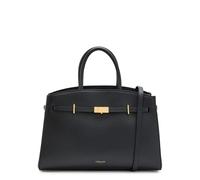 Demellier The Hudson Midi Grained Leather top Handle bag - Black - One Size