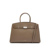 Demellier The Hudson Midi Grained Leather top Handle bag - Taupe - One Size
