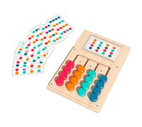 Dementia Activities for Seniors, Easy Wooden game for Elderly, Color Memory Games for Adults, Sensory Busy Boards with Fidget Gadgets for Adult