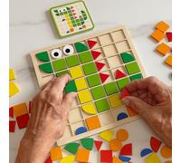 Dementia Activities for Seniors, Wooden Puzzles for Adults, Memory Games for Seniors with Dementia, Alzheimers Products for Elderly, Cognitive Therapy Puzzle, Brain Occupational Gift