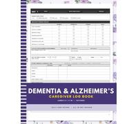 Dementia & Alzheimer's Caregiver Log: Daily Record of Behavior, Sundowning, Sleep, Eating, Medication and What Helped - Built for Dementia Care