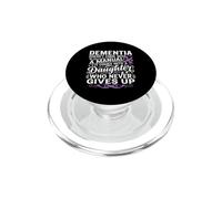 Dementia Awareness Daughter Caregiver Never Gives Up PopSockets PopGrip for MagSafe