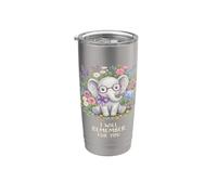 Dementia Awareness Elephant I Will Remember for You Stainless Steel Insulated Tumbler