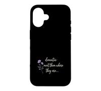 Dementia Meet Them Where They Are Purple Flower Support Case for iPhone 16