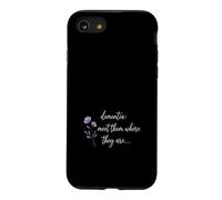 Dementia Meet Them Where They Are Purple Flower Support Case for iPhone SE (2020) / 7/8